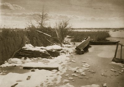 The First Frost, Life and Landscape on the Norfolk Broads, c.1886 by Peter Emerson und Thomas Goodall